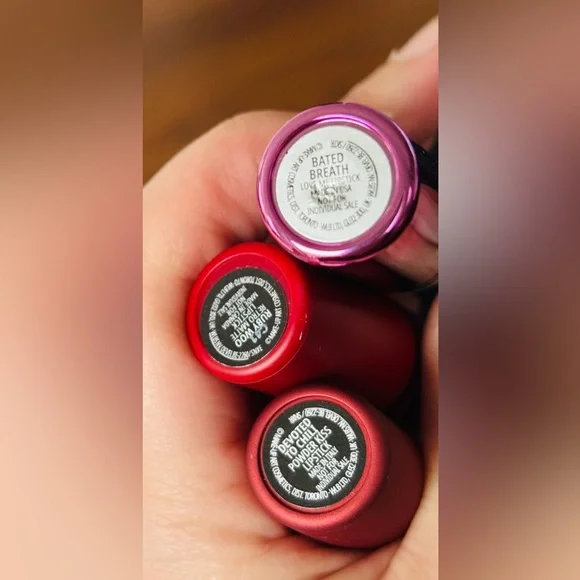 NIB MAC Lipsticks Ruby Woo, Bated Breath, Devoted to Chili - Picture 3 of 3